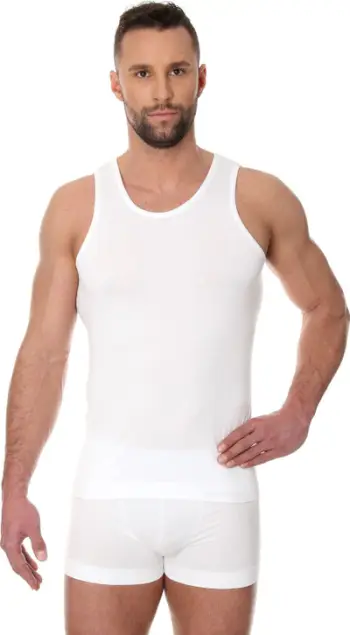 Maicë për meshkuj Brubeck Comfort, L, e bardhë