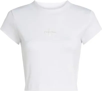 Maicë Calvin Klein Jeans për femra, e bardhë - 1