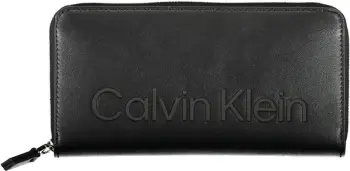 Portofol Calvin Klein për femra, i zi
