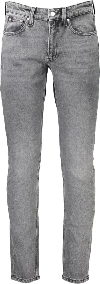 Pantallona xhins Calvin Klein për meshkuj, gri