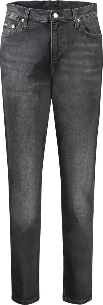 Pantallona xhins CALVIN KLEIN Mom Jeans femra, të zeza