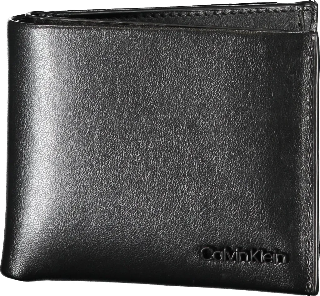 Portofol për meshkuj Calvin Klein, i zi - 1