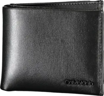 Portofol për meshkuj Calvin Klein, i zi