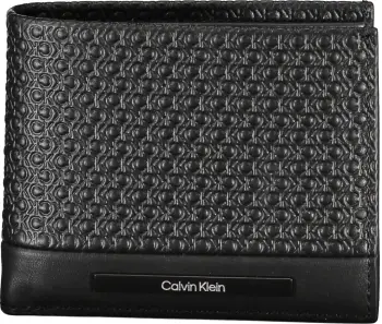 Portofol për meshkuj CALVIN KLEIN, i zi