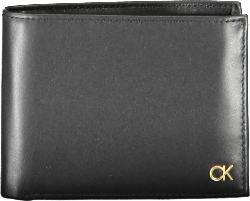 Portofol për meshkuj Calvin Klein, i zi - 1