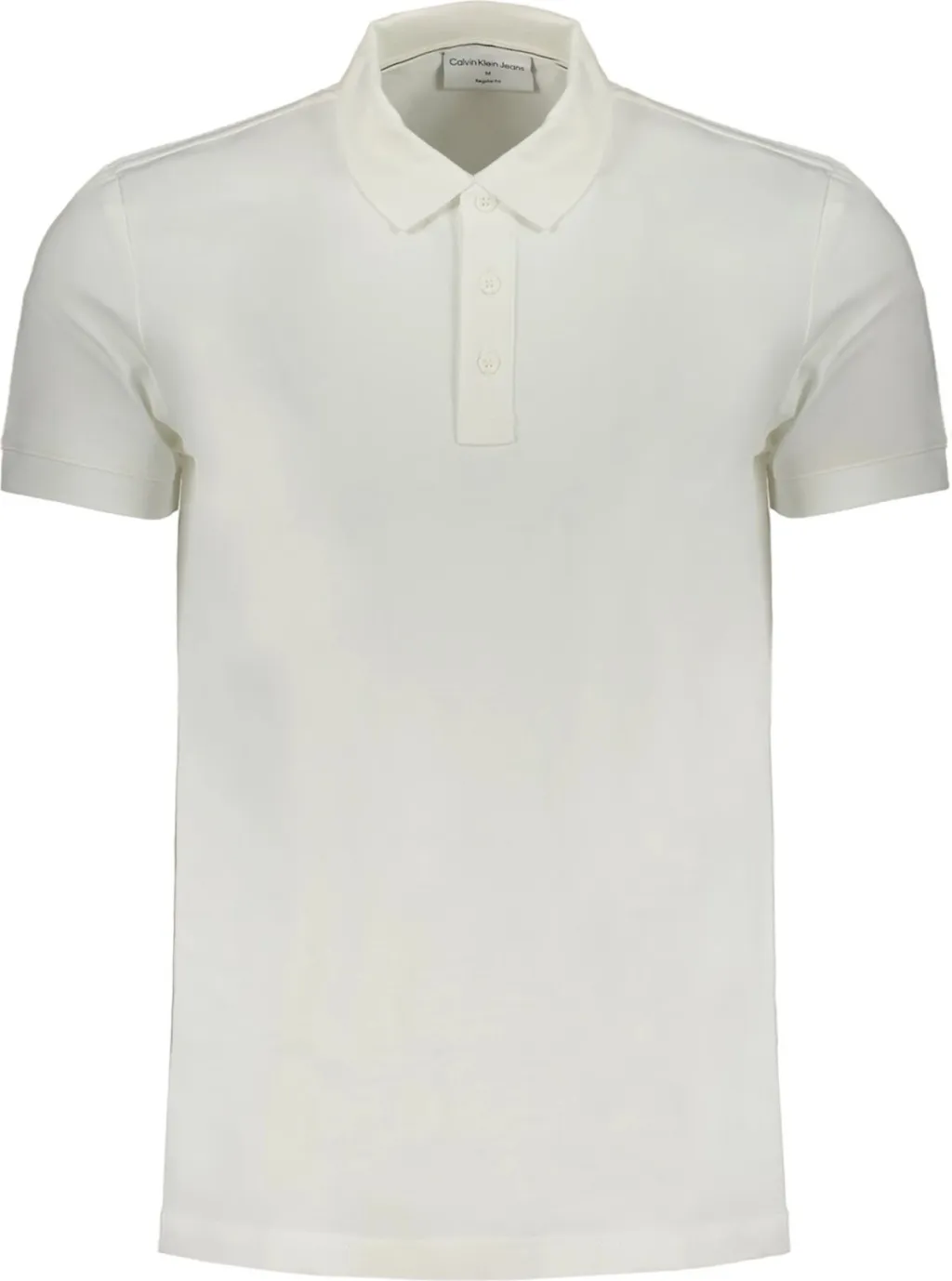 Maicë polo për meshkuj Calvin Klein, e bardhë - 1