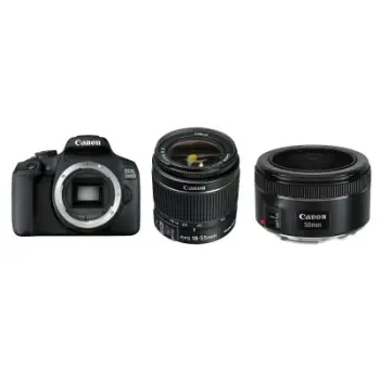 Canon EOS 2000D 18-55mm + 50mm