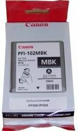Ngjyrë Canon PFI-102MBK, e zezë - 1