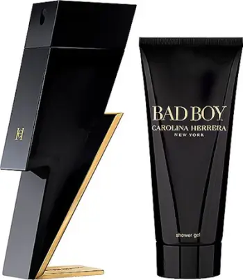 Set Carolina Herrera Bad Boy Eau de Toilette, 100ml + xhel dushi, 100ml