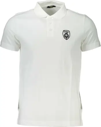 Polo për meshkuj CAVALLI CLASS, të bardhë