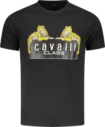 Maicë për meshkuj Cavalli Class, e zezë