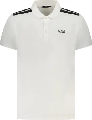 Maicë polo Cavalli Class për meshkuj, e bardhë