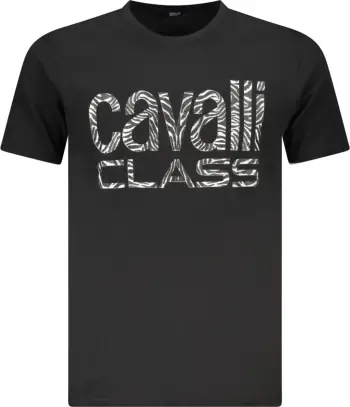 Maicë për meshkuj Cavalli Class, e zezë