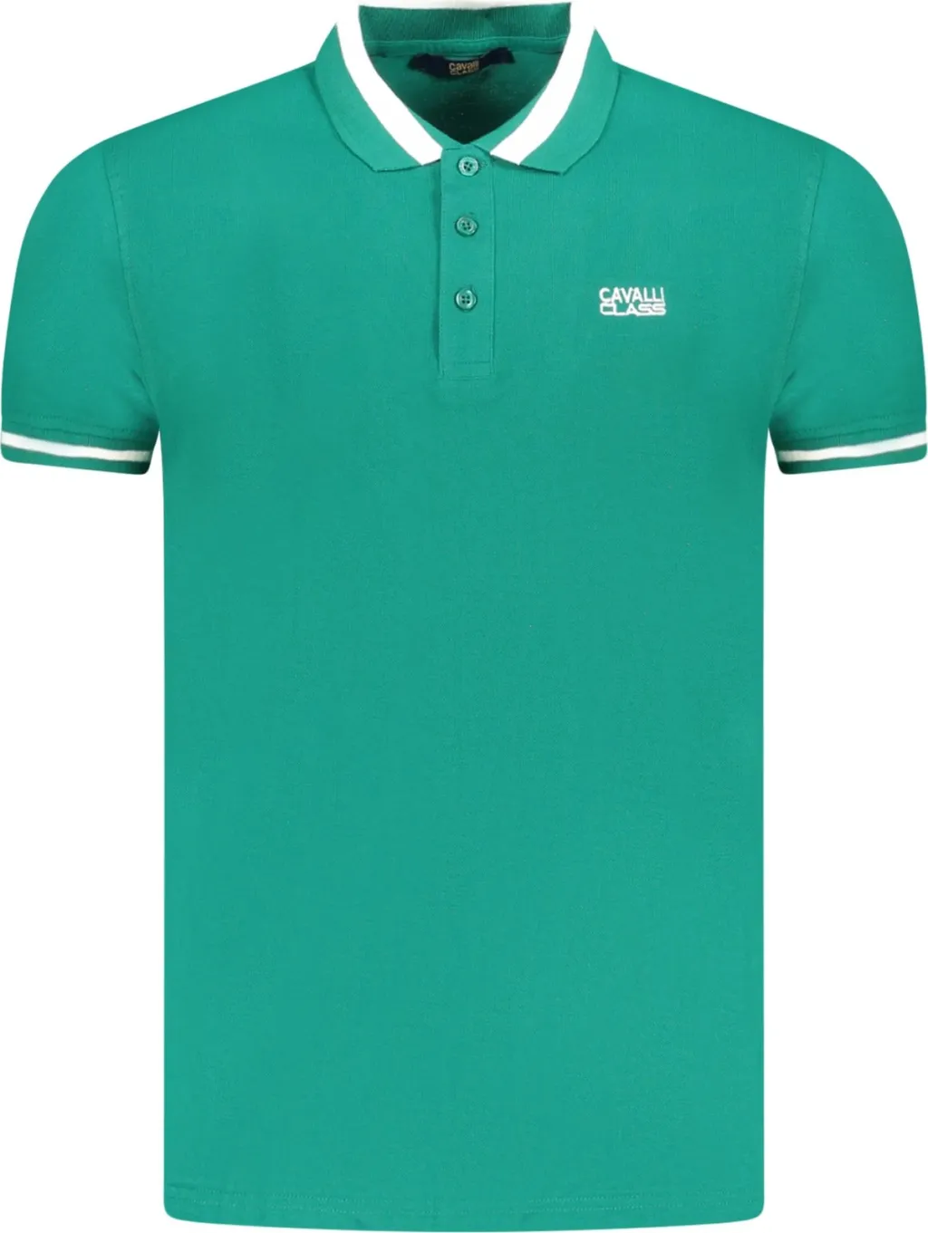 Maicë polo për meshkuj CAVALLI CLASS, e gjelbër - 1