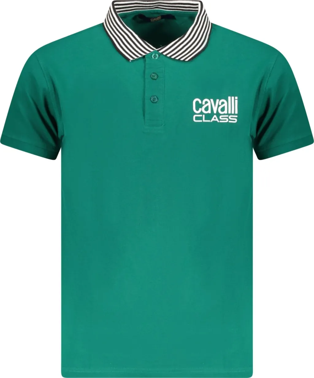 Maicë polo CAVALLI CLASS meshkuj, e gjelbër - 1