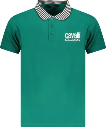 Maicë polo CAVALLI CLASS meshkuj, e gjelbër