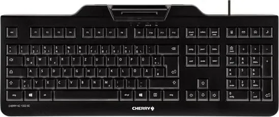 Tastierë Cherry KC 1000 SC, Full-size, USB, QWERTZ, E zezë - 1