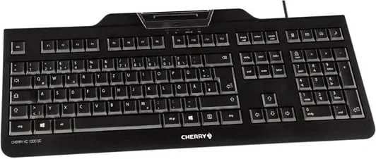 Tastierë Cherry KC 1000 SC, Full-size, USB, QWERTZ, E zezë - 2