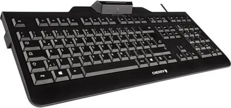 Tastierë Cherry KC 1000 SC, Full-size, USB, QWERTZ, E zezë - 3