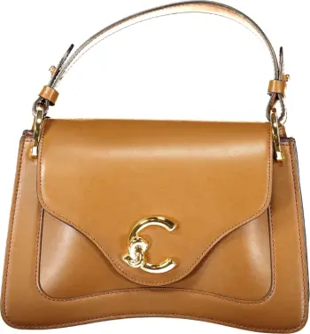 Çantë dore COCCINELLE C-ME CALF BAG femra, kafe