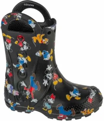 Çizme për fëmijë Crocs, të zeza