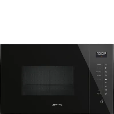 Mikrovalë SMEG Linea FMI125N, 1450 W, e zezë - 1