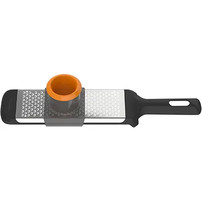 Rende e ashpër Fiskars 1014410, zezë/portokalli - 1