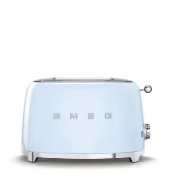 Thekëse buke SMEG 50's Style TSF01PBEU, 950 W, 2 copë, e kaltër pastel