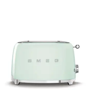 Thekëse buke SMEG 50's Style TSF01PGEU, 950 W, 2 copë, e gjelbër pastel
