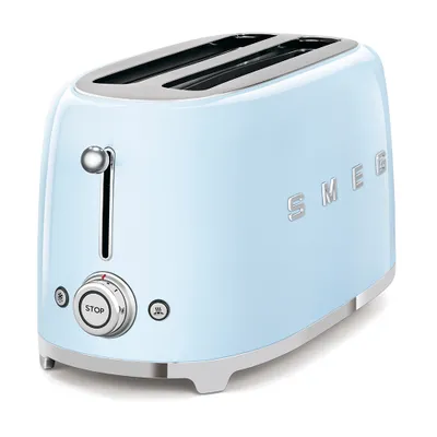 Thekëse buke SMEG 50's Style TSF02PBEU, 1500 W, 4 copë, e kaltër pastel - 2