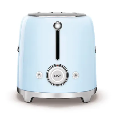 Thekëse buke SMEG 50's Style TSF02PBEU, 1500 W, 4 copë, e kaltër pastel - 3