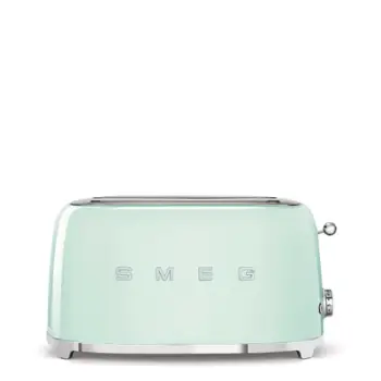 Thekëse buke SMEG 50's Style TSF02PGEU, 1500 W, 4 copë, e gjelbër pastel