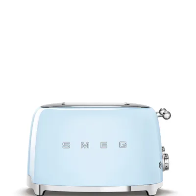 Thekëse buke SMEG 50's Style TSF03PBEU, 2000 W, 4 copë, e kaltër pastel - 1