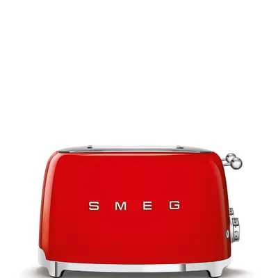 Thekëse buke SMEG 50'S Style TSF03RDEU, 2000 W, 4 copë, e kuqe - 1