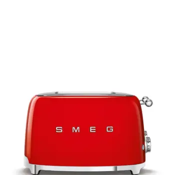 Thekëse buke SMEG 50'S Style TSF03RDEU, 2000 W, 4 copë, e kuqe