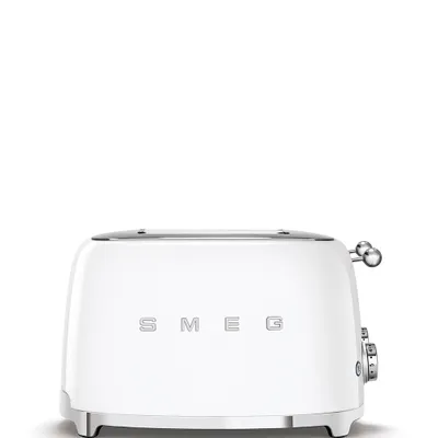 Thekëse buke SMEG 50's Style TSF03WHEU, 2000 W, 4 copë, e bardhë - 1
