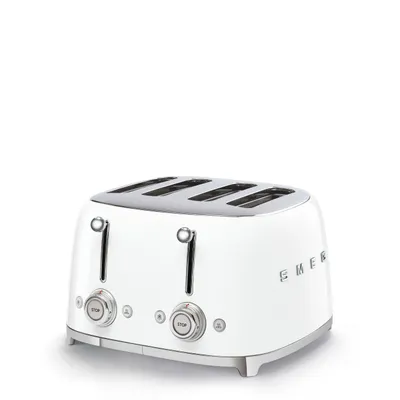 Thekëse buke SMEG 50's Style TSF03WHEU, 2000 W, 4 copë, e bardhë - 2