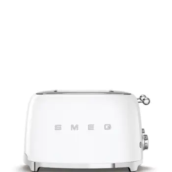Thekëse buke SMEG 50's Style TSF03WHEU, 2000 W, 4 copë, e bardhë