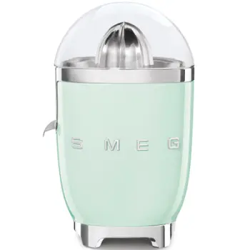 Shtrydhëse frutash SMEG 50's Style CJF11PGEU, 70 W, e gjelbër pastel
