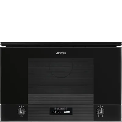 Mikrovalë SMEG Linea MP122B3, 2700 W, e zezë - 1