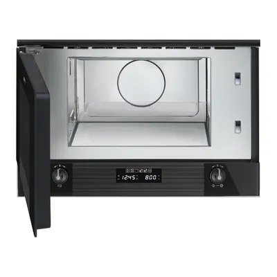 Mikrovalë SMEG Linea MP122B3, 2700 W, e zezë - 2