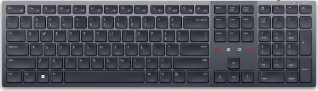 Tastierë Dell KB900, wireless, US, e zezë - 1