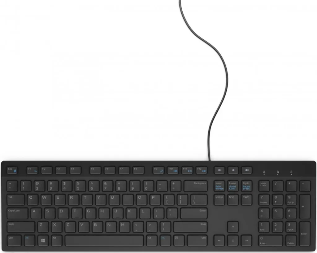 Tastierë Dell KB216, me kabllo, FR, e zezë - 1