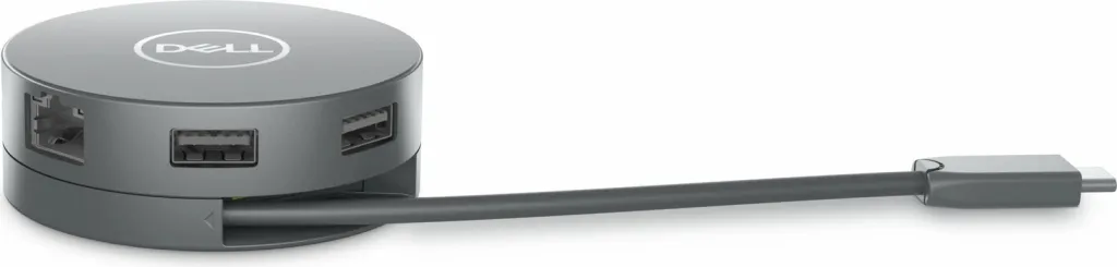 Stacion dokimi Dell DA305 6n1 USB-C, gri - 6