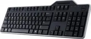 Tastierë Dell KB-813, QWERTY rusisht, me lexues smart card, e zezë