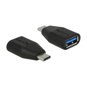 Përshtatës DeLock 65519, USB-C në USB-A, i zi
