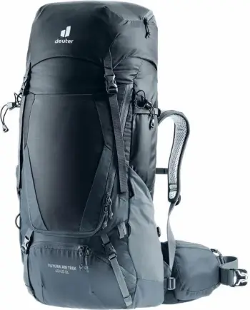 Çantë shpine Deuter, për femra dhe meshkuj, e zezë