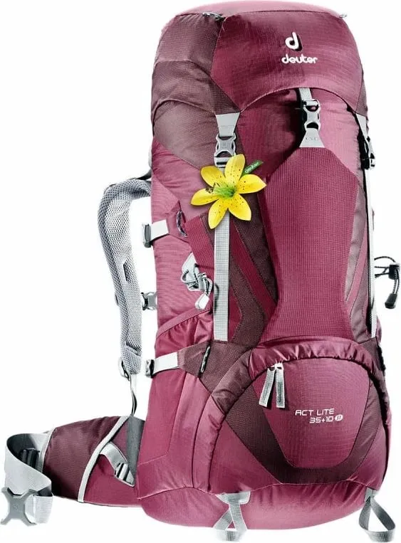 Çantë shpine Deuter për femra, e kuqe - 1
