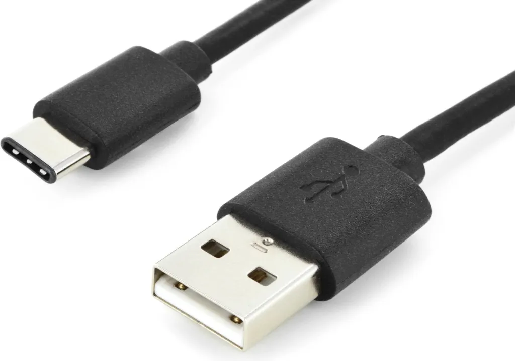 Kabllo USB Digitus Type-C në USB A, 1m, USB 2.0, e zezë - 3