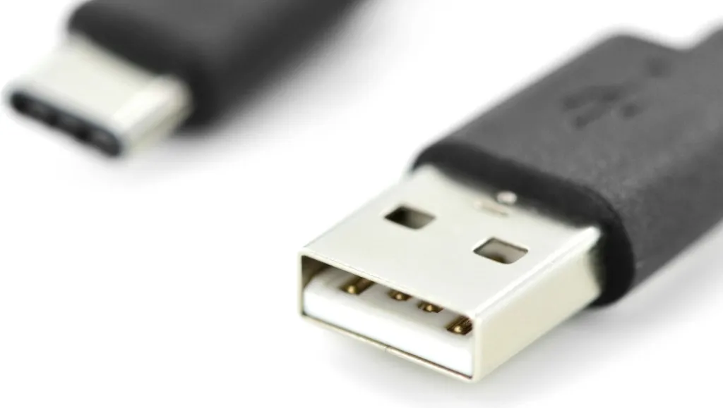 Kabllo USB Digitus Type-C në USB A, 1m, USB 2.0, e zezë - 4